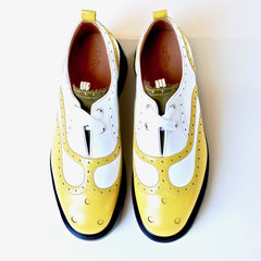 Shoe: Kaya Two Tone - (Yellow & White)
